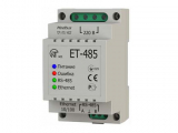 Преобразователь интерфейсов  Modbus RTU/ASCII (RS-485)–  Modbus TCP (Ethernet)  ЕТ- 485