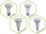 Лампы светодиодные LED-R50/R63-econom